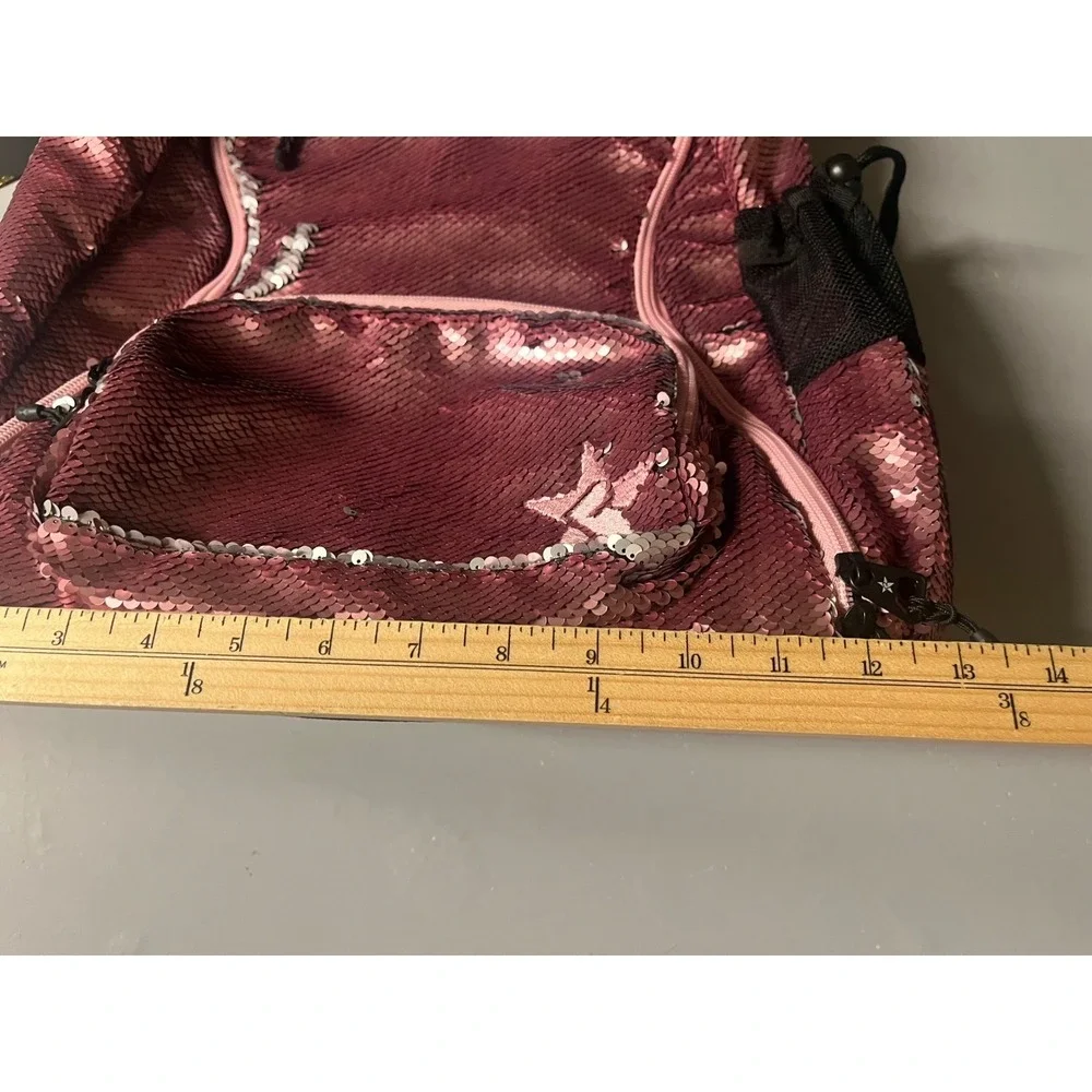 Rebel Athletic Dream Bag Smokey Rose Sequin Cheer Backpack Pink NEW MSRP $138